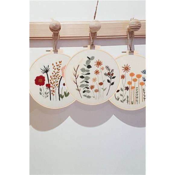 3 Pack Embroidery Starter Kit for Beginners Stamped Cross Stitch Kits - Picture 5 of 8